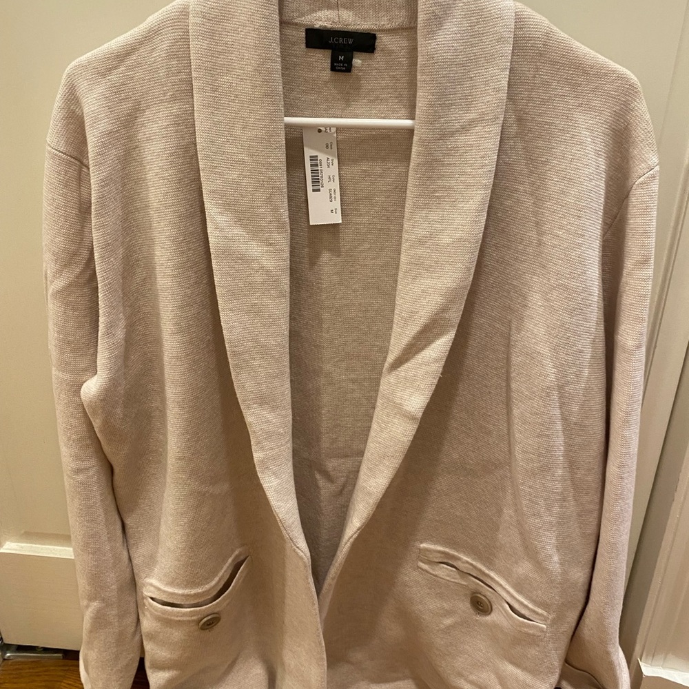 NWT JCrew sweater blazer